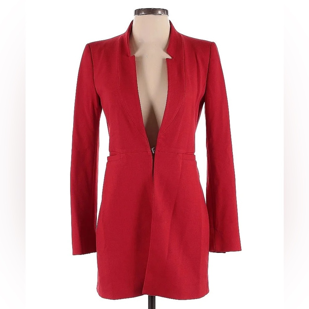 Zara Basic Red Blazer